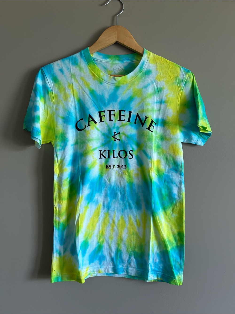 Tie-Dye Short Sleeve Tee - Blue/Yellow